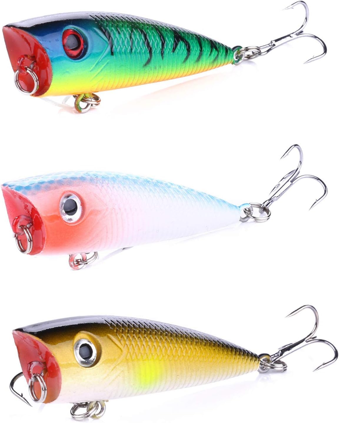 Amazon.co.jp: 4個セット ルアー 6g 釣り用 釣り 釣り道 浮動ルアー